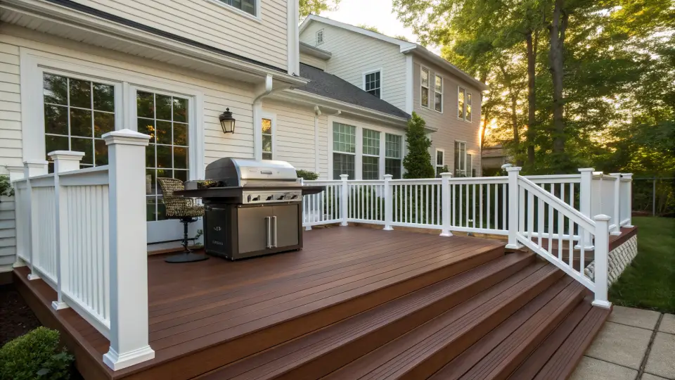 Example of a composite decks project