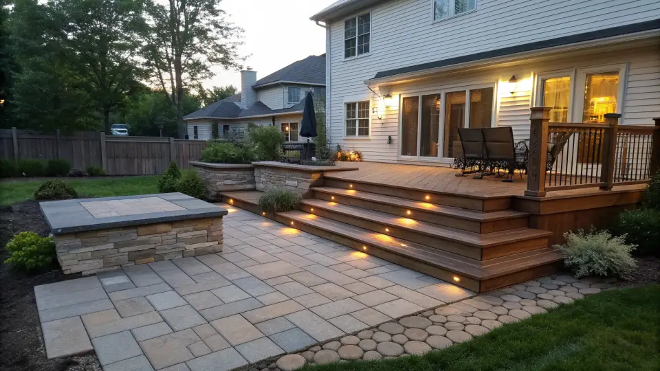 Example of a wood decks project