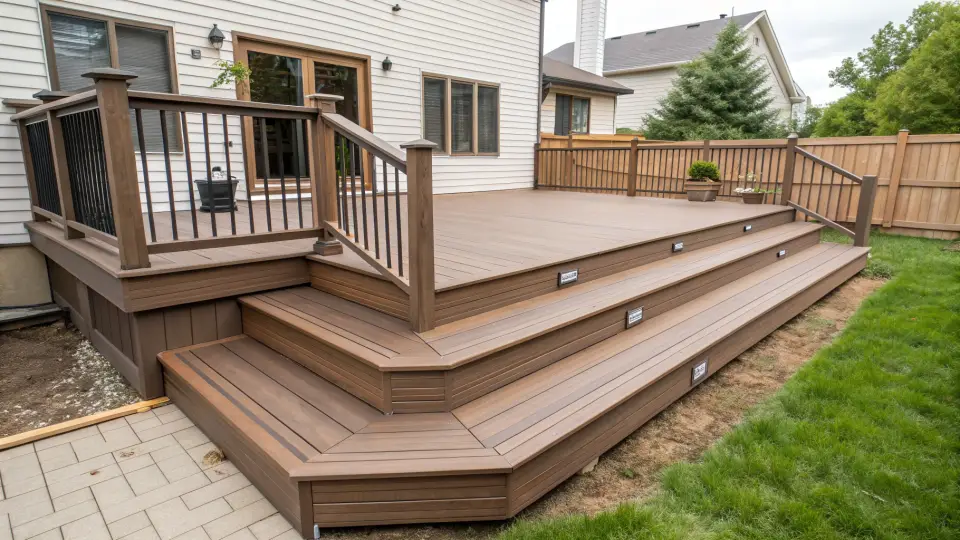 Example of a composite decks project