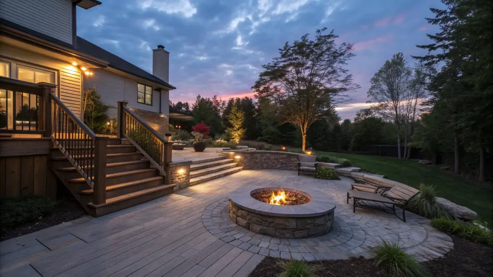 Example of a wood decks project