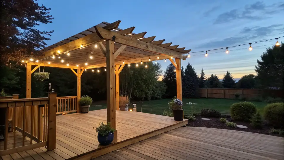 Example of a wood decks project