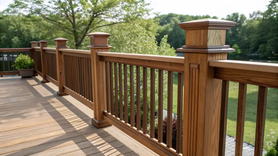 Example of a wood decks project