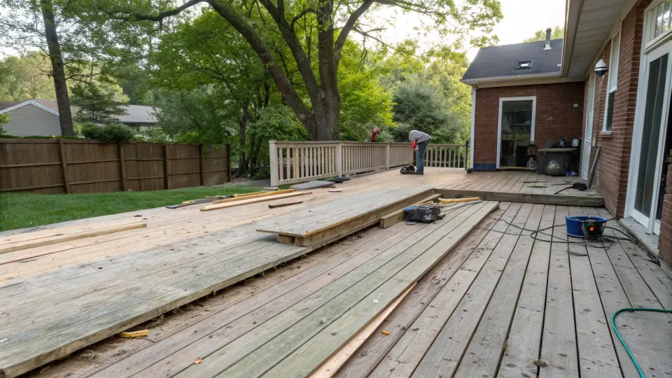 Example of a deck project