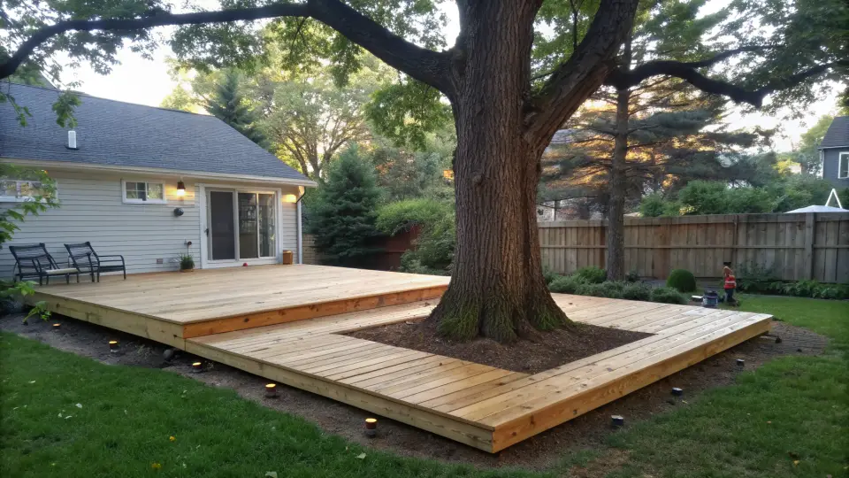 Example of a deck project