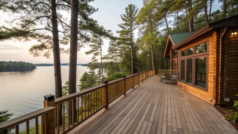 Example of a composite decks project